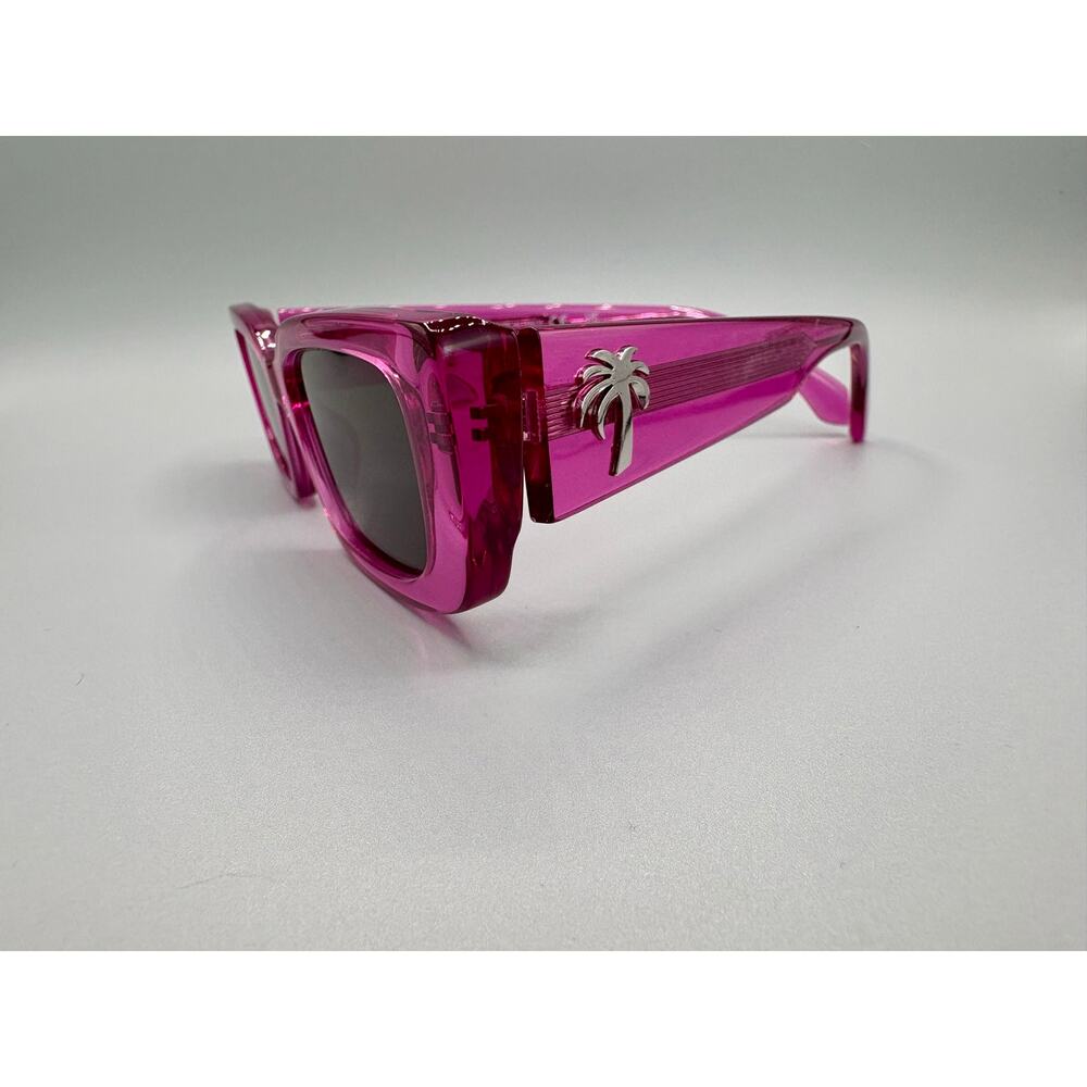 Palm Angels Yosemite Pink Luxury Sunglasses - New In Box - Picture 7 of 8